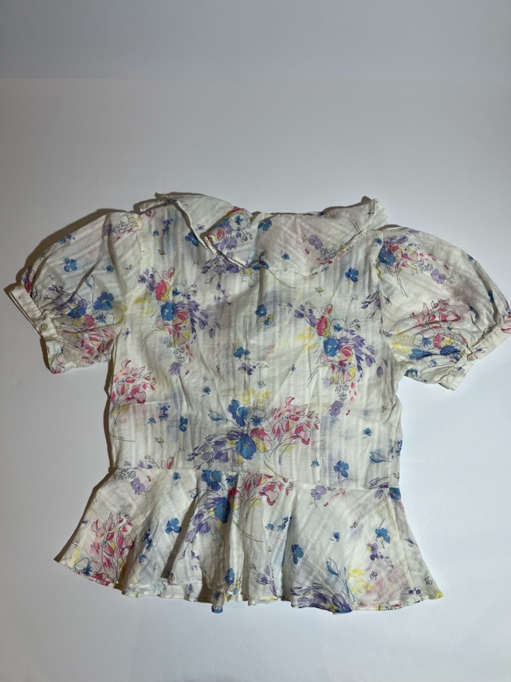 Polo Ralph Lauren Ryle Floral Print Ruffle Trim Blouse - Picture 3 of 11